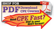 Shop for PDF CPE courses