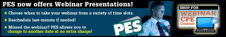 WEBINARS for PES